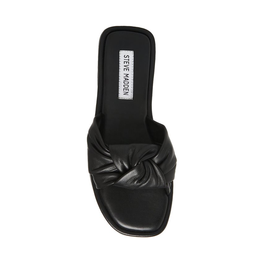 Black Steve Madden Tatiana Women's Slides | PH 7392HCM